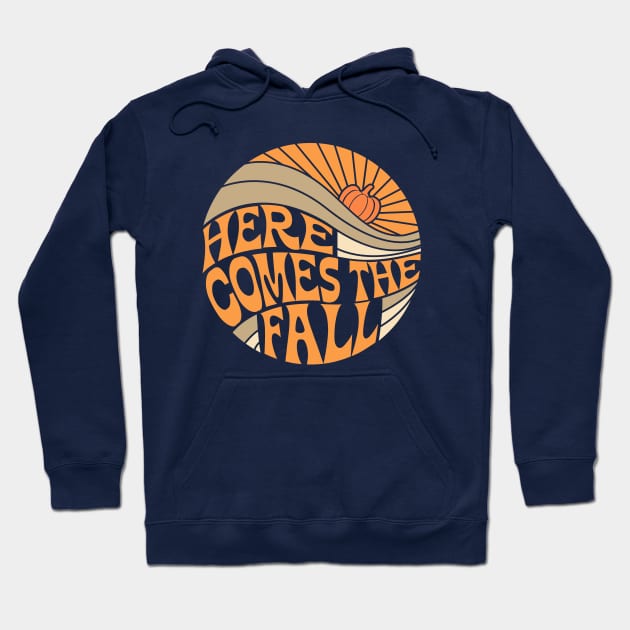 Here Comes The Fall Hoodie by AdoptCat